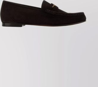 Chlo&eacute; suede leather loafers