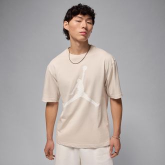 Nike Jordan Mens Jordan Brooklyn T-Shirt in Brown | IF0399-104