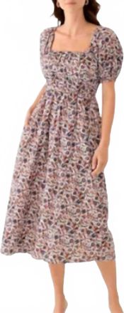 Cleobella Faye Midi Dress In Bellucci Print