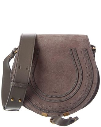 Chlo&eacute; Marcie Suede Saddle Bag