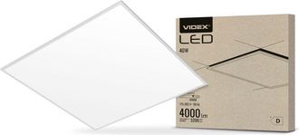 Videx L&aacute;mpara De Techo Led Empotrable, 60x60 Mm, 40w, Videx