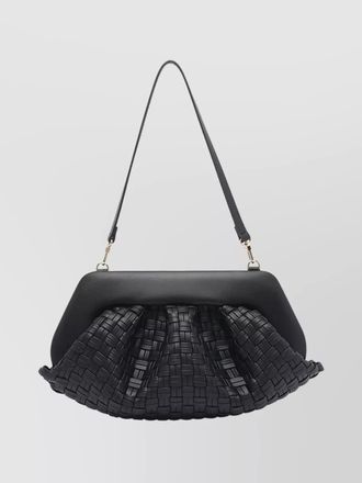 Themoir&egrave; versatile shoulder bag woven texture