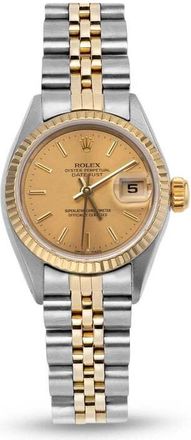 Rolex Pre-owned Rolex Datejust Automatic Chronometer Champagne Dial Ladies Watch 79173 CSJ