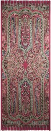 Etro Foulard in seta con stampa paisley - Rosa