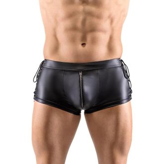 Generic 2025 Mens Sexy Underware Mens Leather Underwear with Straps Performance Clothes Jockstrap Sexy (Black, XXL)