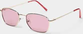 Simons Womens Daisy rectangular sunglasses