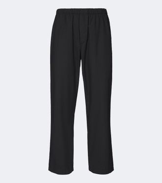 The Row Pascale cotton and silk straight pants