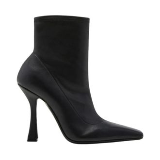 Casadei Heeled Boots, female, Black, Size: 9 1/2 US Geraldine Ankle Boot