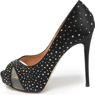 Valentino Garavani Pumps con strass 125MM - Nero