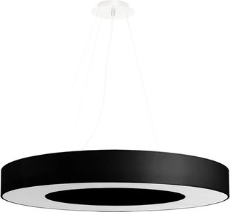 Sollux Lighting Design Pendellampe Saturno &oslash; 70cm (slim) - Schwarz