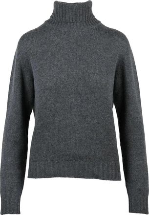 Fabiana Filippi High-Neck Cashmere Sweater with Ribbed Texture