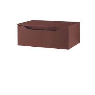 MODO Modo - Cassetto bagno sospeso giglio 80 cm in nobilitato Ruggine Opaco