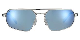 Serengeti Eyewear Hinkley Polarized SS570006 Mens Sunglasses Silver Size 63