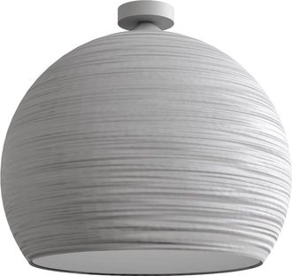 Lumicom Focus Plafoniera, 1X E27, max 42W, metallo, bianco opaco, D.40cm - Lumicom