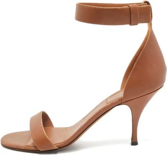 Givenchy Sandali in pelle con cinturini - Marrone