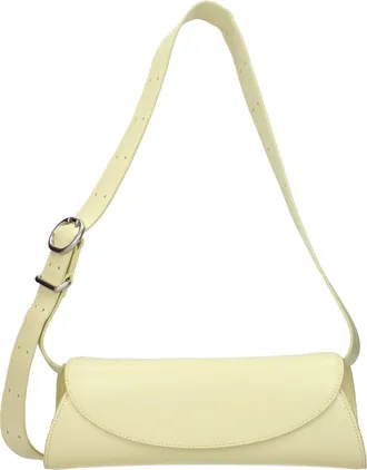 Jil Sander Yellow Leather Crossbody Womens Bag