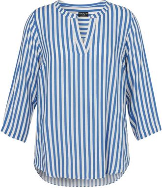 Via Appia Due Dames, Blouses & Shirts, Blauw, Maat: 3XL Viscose
