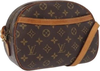 Louis Vuitton Pre-owned Cross Body Bags, female, Brown, Size: ONE SIZE Pre-owned Monogram Blois Shoulder Bag