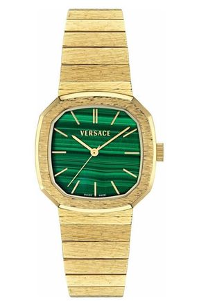Versace V-Arcadis Bracelet Watch, 32mm in Ip Yellow Gold at Nordstrom