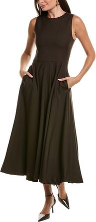 Officine G&eacute;n&eacute;rale Officine Generale Bertille Wool Midi Dress