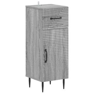vidaXL Armario De Almacenamiento Para Ba&ntilde;o Haarlem Sonoma Gris Vidaxl