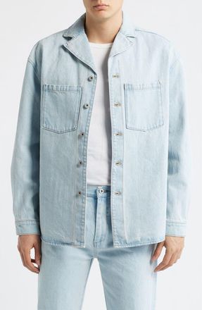 Krost Denim Shirt Jacket in Light Wash at Nordstrom, Size X-Large