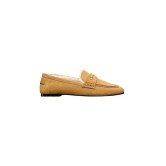 Dior Schoenen, Dames, Bruin, 38 1/2 EU, Wol, Jongens Loafer
