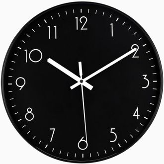 OEM Reloj De Pared Moderno Y Silencioso De 30 Cm, Sin Tictac, Con Mecanismo De Cuarzo De Alta Calidad, Funciona Con Pilas, F&aacute;cil De Leer Y Apto Para El Do