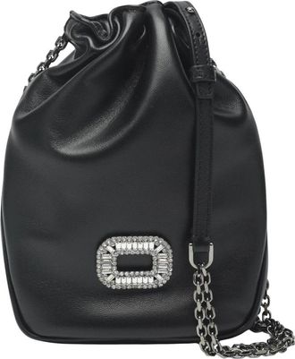Roger Vivier Pocket Nano - Dames - Schoudertassen - Zwart - ONE Size - Leer - Tassen