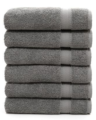 Linum Home Textiles Set Of 6 Sinemis Terry Hand Towels