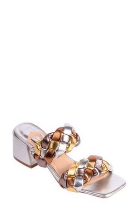 Ninety Union Twist Slide Sandal in Metallic Multi at Nordstrom Rack, Size 10