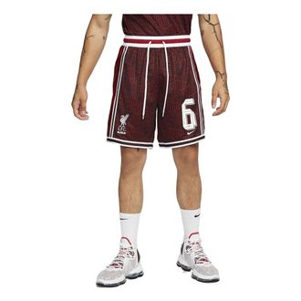 Nike LeBron x Liverpool F.C. DNA+ 8 Basketball Shorts Burgundy DX0144-652