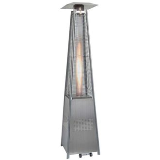 Qlima Qlima - Estufa De Gas Para Exterior Pir&aacute;mide, Estufa Piramidal Butano O Propano, Calentador T&eacute;rmico Para Jard&iacute;n, Terraza