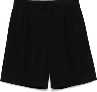 Auralee Shorts Max in gabardine - Nero