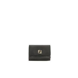 Fendi Cartera Trifold FF Mini - Accessories - Mujer - Negro - ONE SIZE