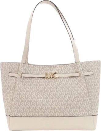Michael Kors Pre-owned Plastic Tote - Dames - Vintage Shopper - Wit - ONE Size - Vintage