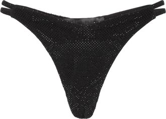 Philipp Plein Slip Ondergoed - Dames - Bikinis - Zwart - S - Katoen - Badmode