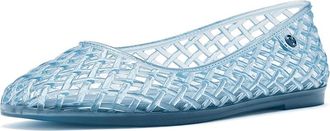 Michael Kors Pixie Jelly Ballet Womens Flat Shoes Chambray : 10 M, Synthetic