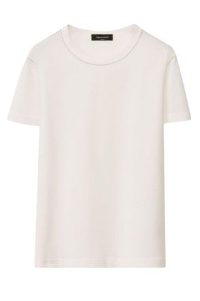 Tシャツ・カットソー FABIANA FILIPPI Polo shirt with diamond thread Fabiana Filippi Polo Shirt With Diamond Thread in White | Lyst