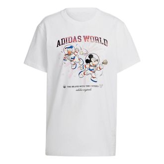 adidas (WMNS) adidas x Disney Graphic T-Shirt Asia Sizing White HL9051