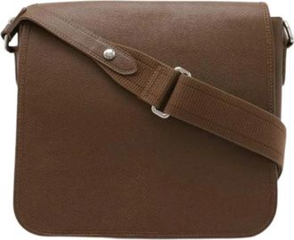 Louis Vuitton Pre-owned Andrei Taiga Schoudertas - Heren - Vintage Schoudertas - Bruin - ONE Size - Leer - Vintage