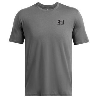 Under Armour Sportstyle Left Chest S/S Funktionsshirt f&uuml;r Herren | grau