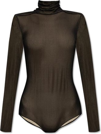 Maison Margiela Two-layer Bodysuit - Dames - Bodies - Zwart - S - Polyester - Tops