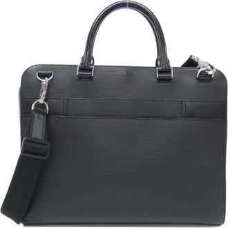 Louis Vuitton Epi Black Leather Briefcase (Pre-Owned)