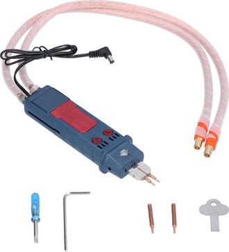 OEM L&aacute;piz De Soldadura Por Puntos Integrado, Accesorio Para M&aacute;quina De Soldadura Con Gatillo Autom&aacute;tico, Material Pl&aacute;stico Y Cobre, Bater&iacute;a De 4-6 V (l&aacute;pi