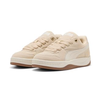 Puma Sneaker PUMA PARK LUNA SD, Damen, Gr. 37,5, weiss (canvas, alpine snow), Leder, unifarben, Schuhe Sneaker