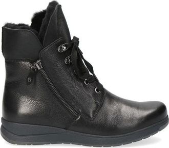 Caprice Schoenen, Dames, Zwart, 37 EU, Leer, 26150-29 Enkellaarsjes
