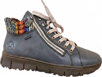 Rieker Womens Waterproof Winter Boot In Grey