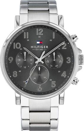 Tommy Hilfiger Daniel Chronograph Horloge - Heren - Horloges - Grijs - ONE Size - Accessoires