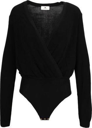 Elisabetta Franchi Mujer, Camisetas, Negro, Talla: S